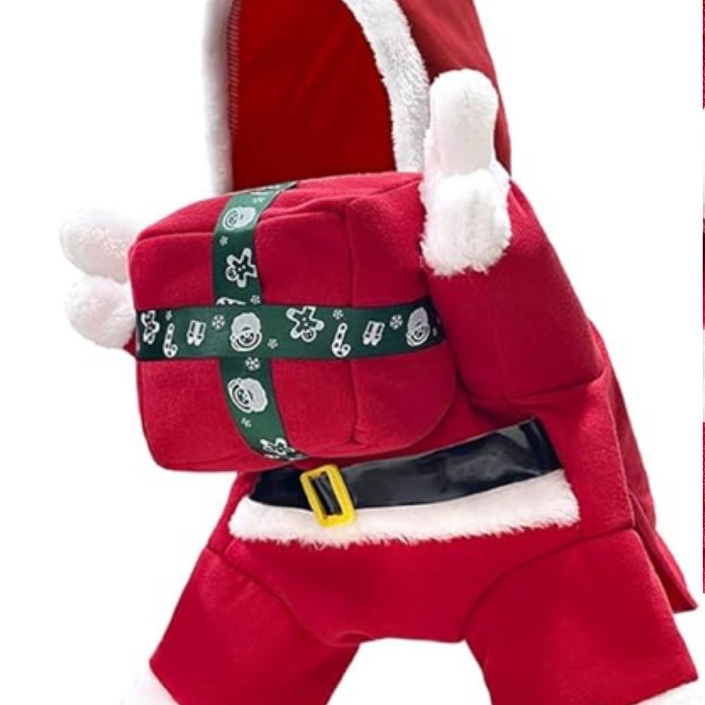 Santa Dog Costume/ hoodie - Picture 2 of 5